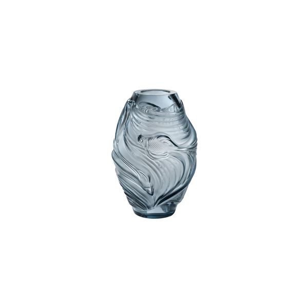 Poissions Combattants - Vaso Cristallo Blu