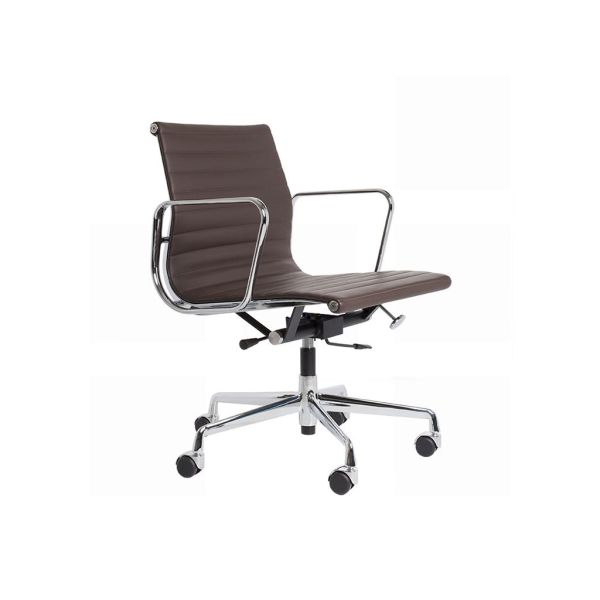 Aluminium Chairs EA 118 Marrone - Sedia Ufficio